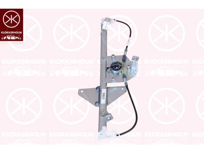 Window Regulator, without electric motor, Electric, Left Front