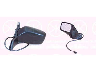 Exterior Mirror, w/primer, for electric mirror adjustment, Aspherical, Heatable, Left