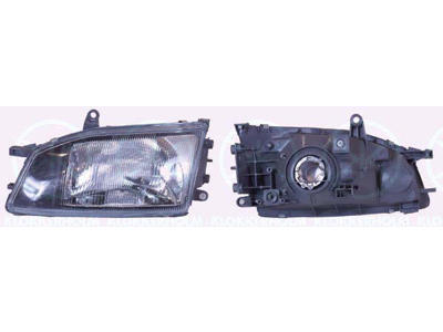 Headlight, H4, for vehicles with headlight levelling, Right, Illuminance [lx]: 17.5
