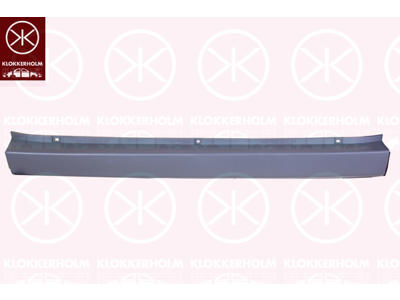 Bumper, Rear, black