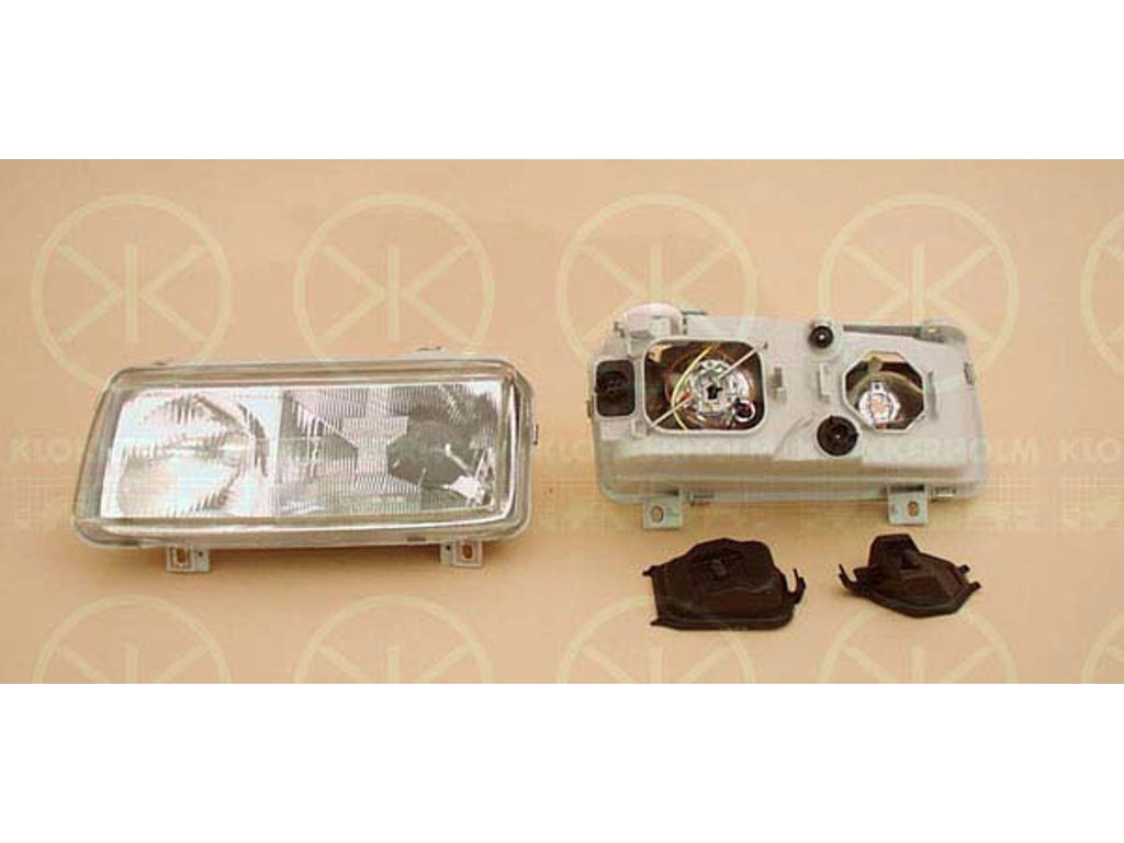 Headlight, H1/H1, for vehicles with headlight levelling, for vehicles without headlight levelling, T.Y.C, Right, Illuminance [lx]: 17.5