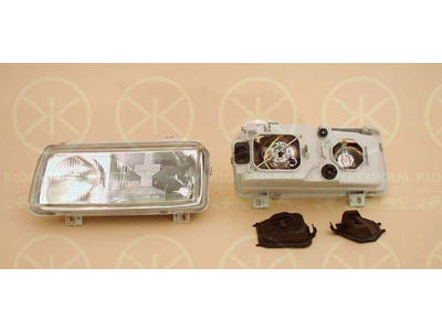 Ajovalo, H1/H1, ajoneuvoihin, joissa valojen korkeussäätö, ajoneuvoihin, joissa ei valojen korkeussäätöä, T.Y.C, Vasen, Valaistusvoimakkuus [lx]: 17.5