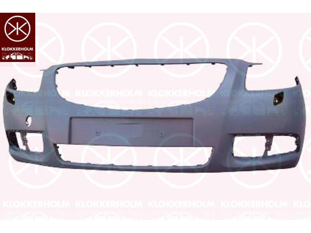 Bumper, Front, with hole(s) for washer nozzle, w/primer