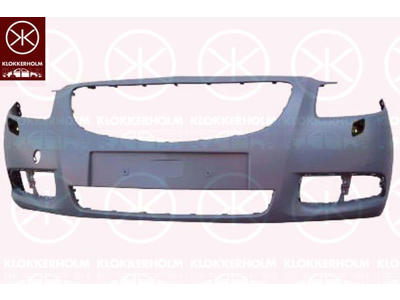 Bumper, Front, with hole(s) for washer nozzle, w/primer