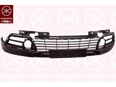 Radiator Grille, Front, Lower Section, black