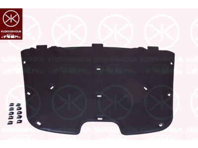 Engine Compartment Noise Insulation, Centre Section, Fitting Position: Bonnet