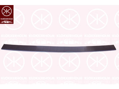 Bumper, for vehicles with tailgate, Rear, Plastic