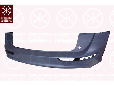 Bumper, w/primer, Rear, not for vehicle equipment line/variant: S-LINE