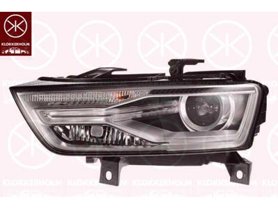 Headlight, Left, Bi-Xenon, with motor for headlamp levelling, without control unit for Xenon, D5S, H8, PWY24W, LED