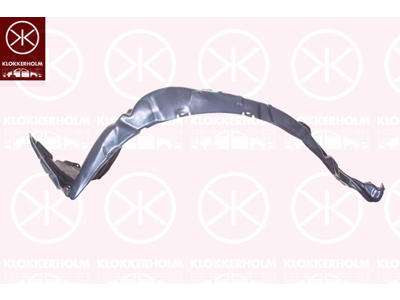 Liner, wheelhouse, Plastic, Left Front