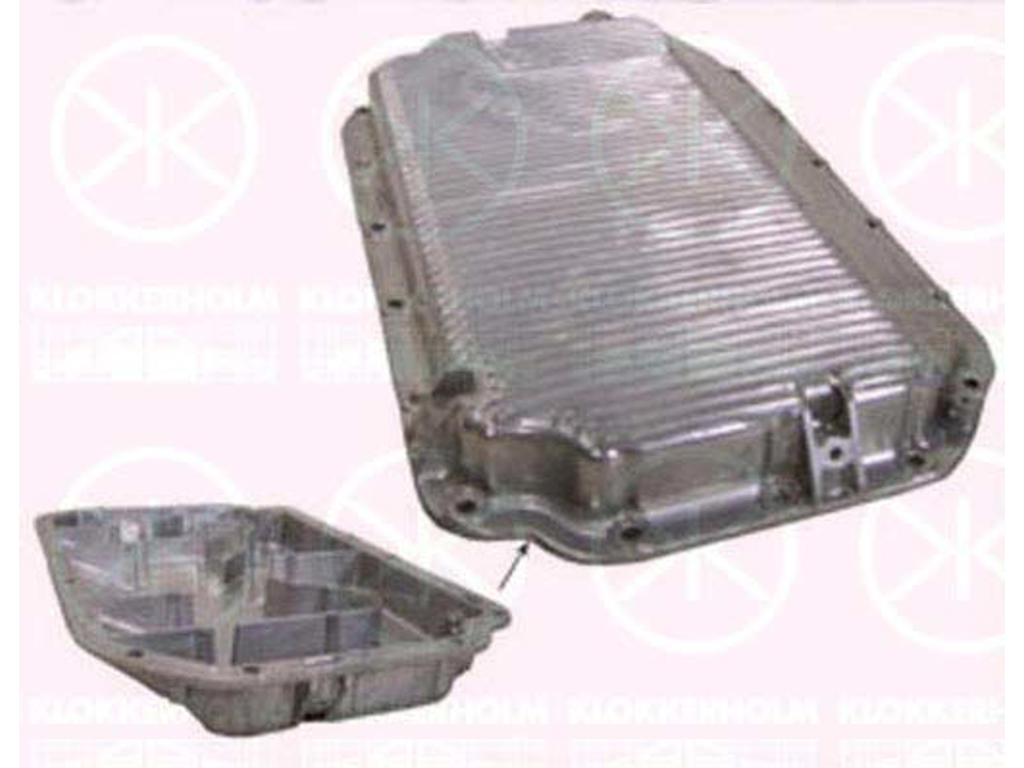 Oljetråg, aluminium, blank