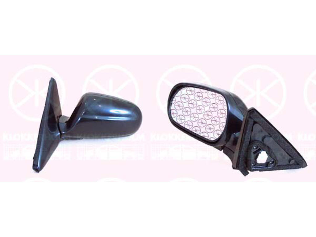 Exterior Mirror, 3-drs, for electric mirror adjustment, Plan, Left