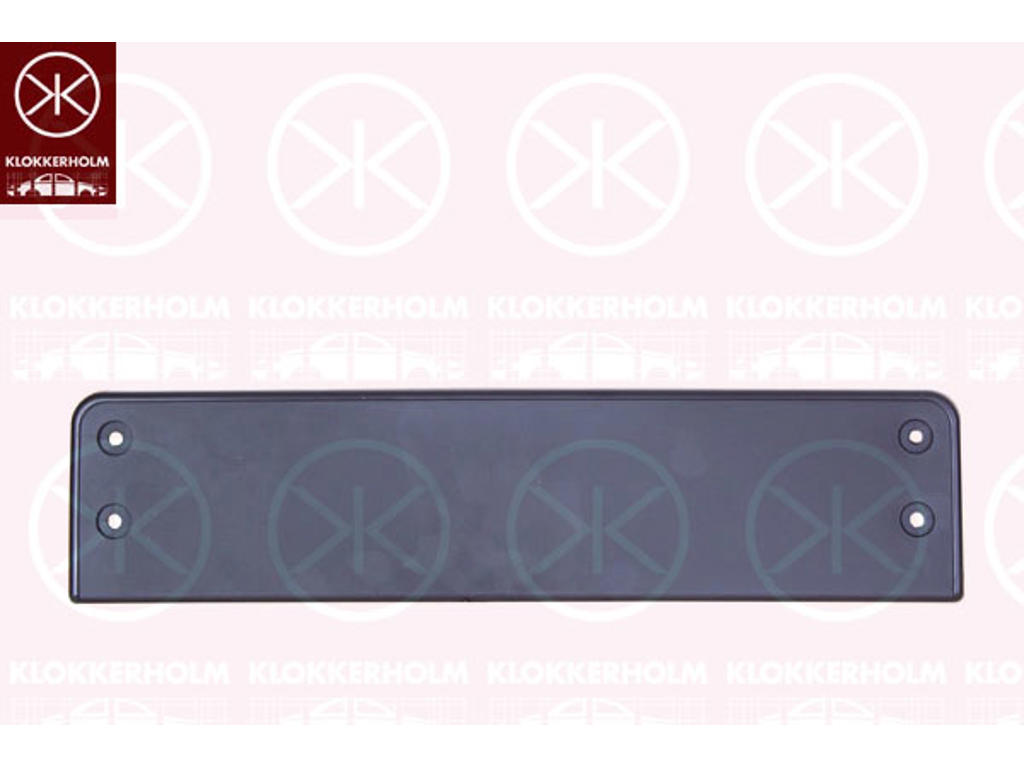 Licence Plate Holder, Front