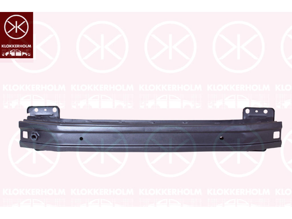 Support, bumper, Front, Upper section