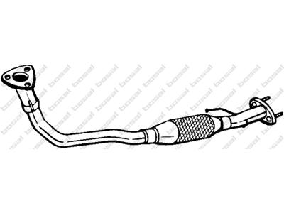 Exhaust Pipe, See accessories list for additionally required parts:  