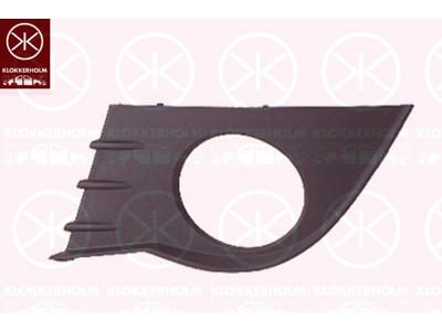 Ventilation Grille, bumper, Left Front, with hole(s) for fog lights