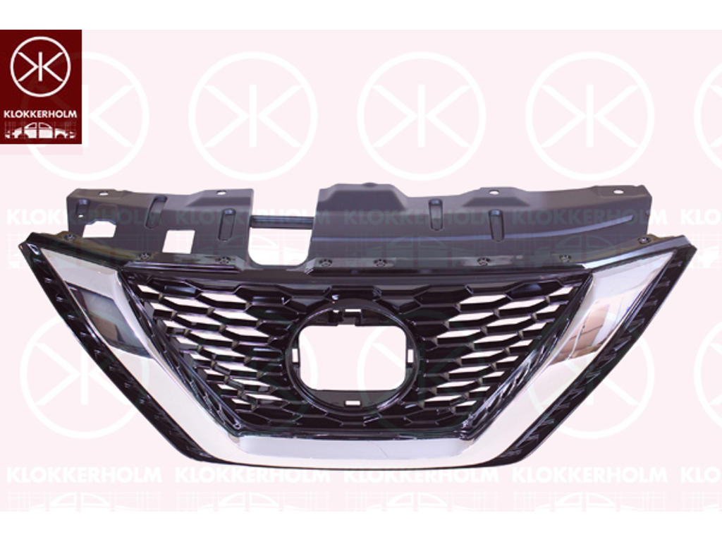 Radiator Grille, chrome/black, with camera, Trim Level: FACELIFT