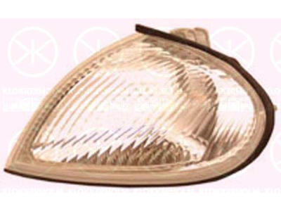 Direction Indicator, without bulb holder, white, Left Front