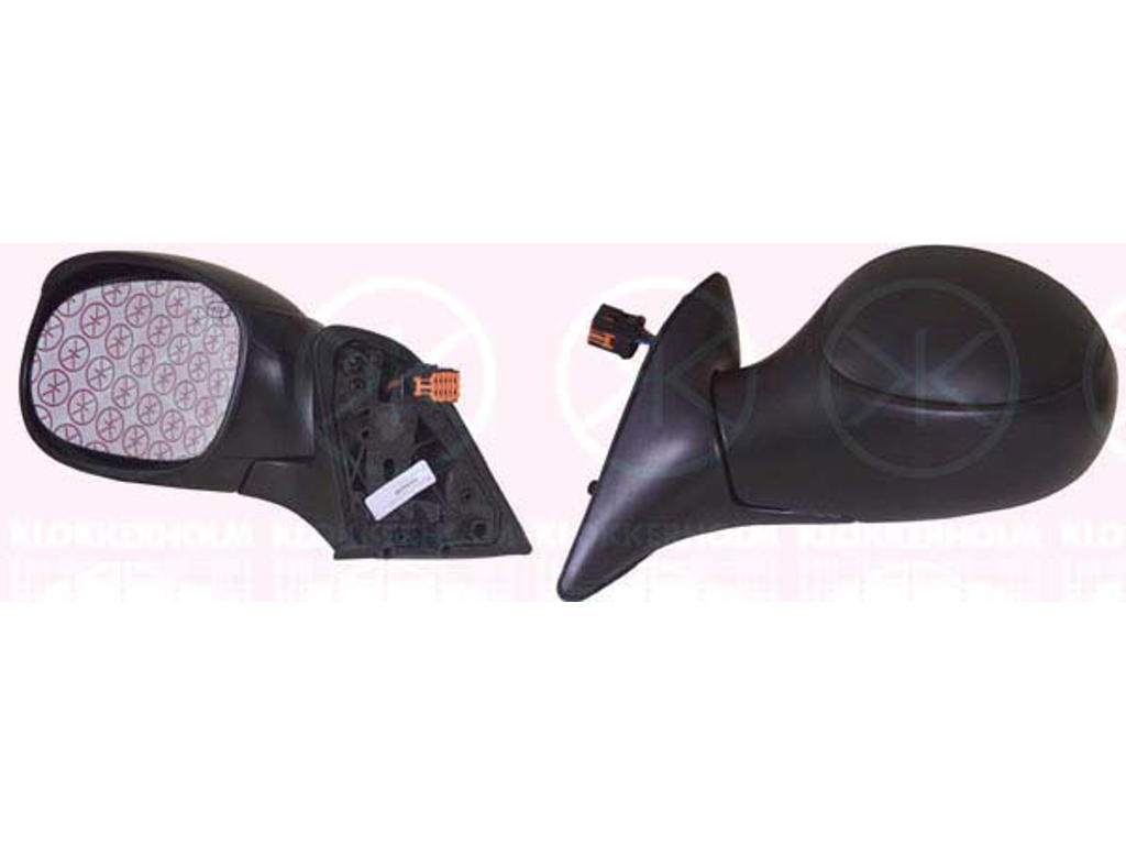 Exterior Mirror, for electric mirror adjustment, Convex, Heatable, Left, Number of pins: 5