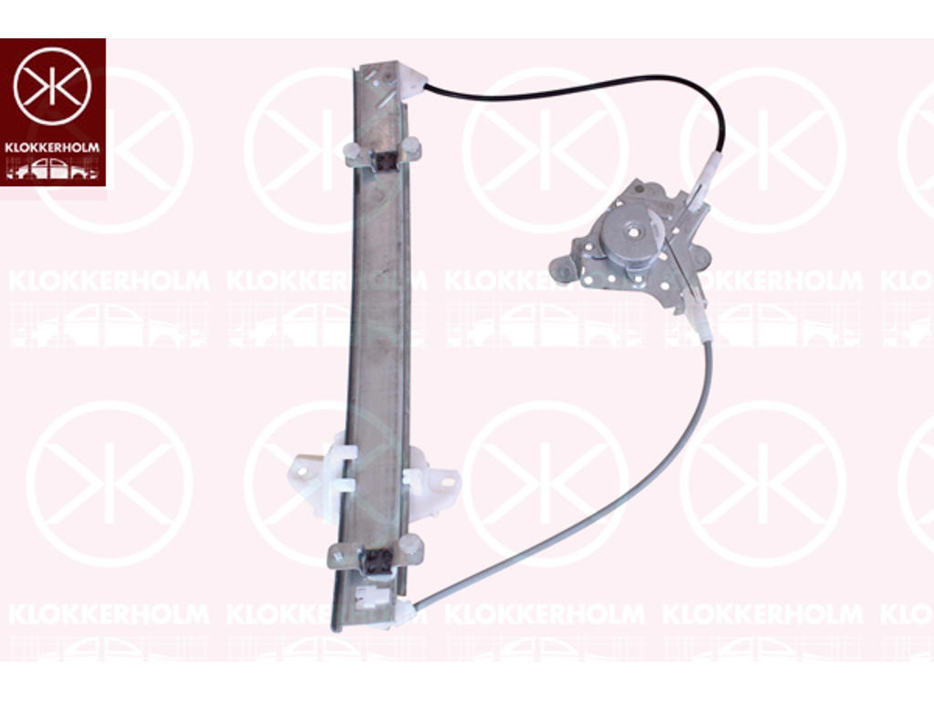 Window Regulator, 2-dr, OE-type, without electric motor, Electric, Left