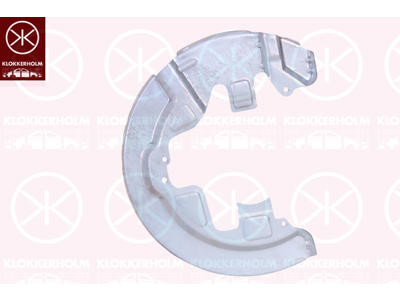 Splash Guard, brake disc, Front Axle Right