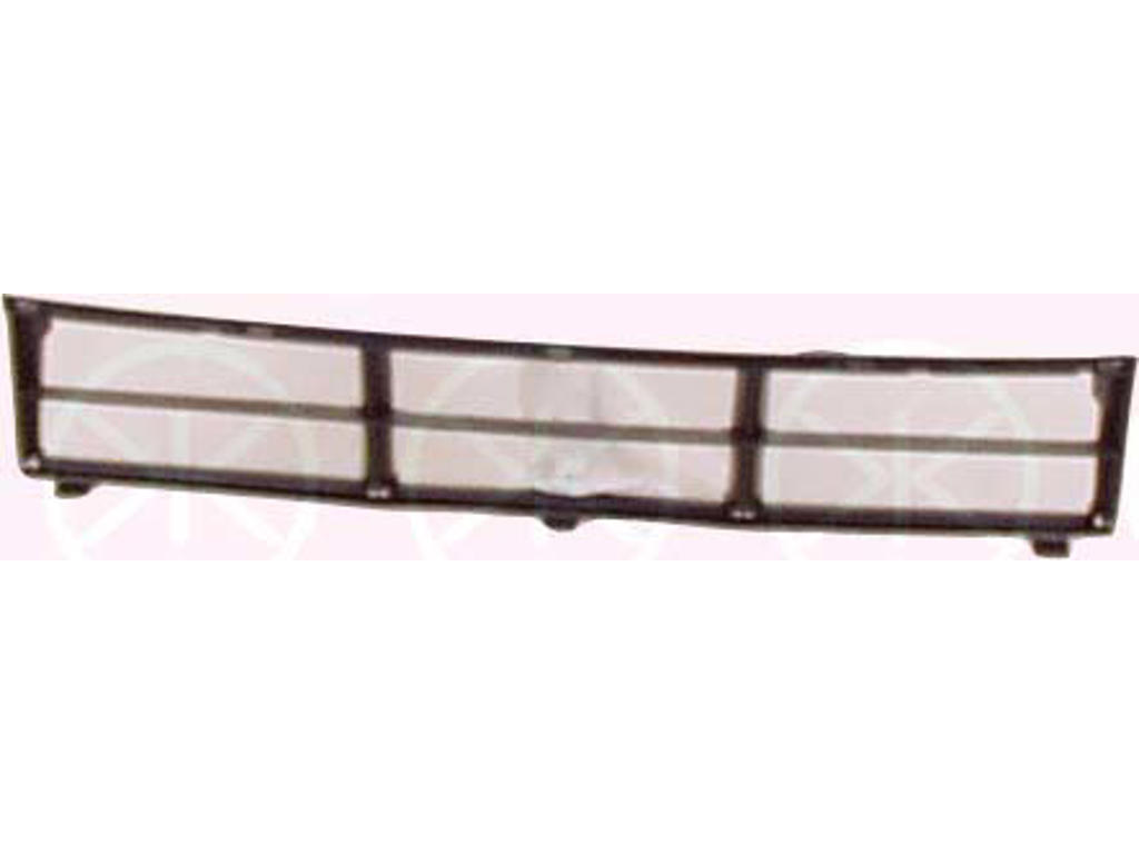Radiator Grille, black, Centre Section