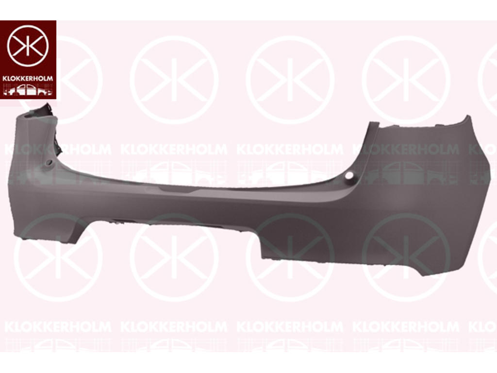 Bumper, w/primer, 5-drs, Rear