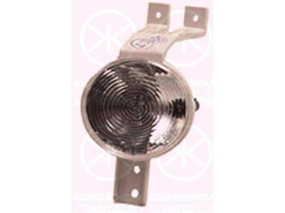Direction Indicator, with bulb holder, white, Left Front