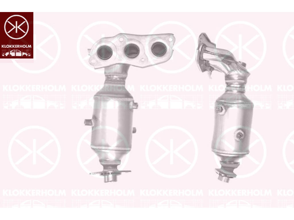 Catalytic Converter, Front, Euro 4 (D4)
