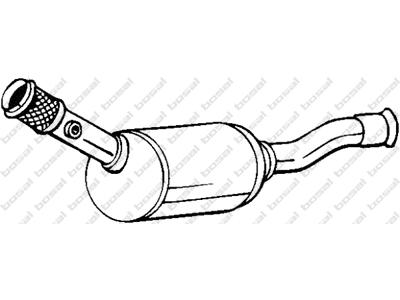 Catalytic Converter, with mounting parts, Emission Standard: Euro 3