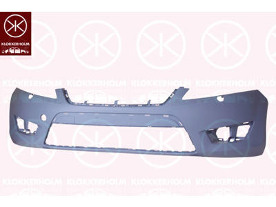 Bumper, w/primer, Front, with hole(s) for washer nozzle