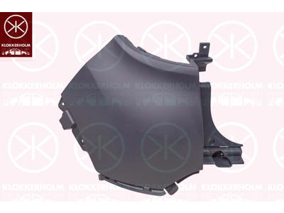 Bumper, w/primer, Left Rear
