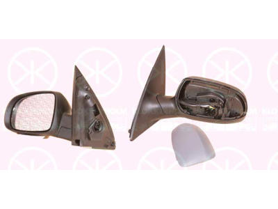 Exterior Mirror, w/primer, for electric mirror adjustment, Convex, Heatable, Right