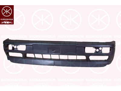 Bumper, Front, with spoiler, black