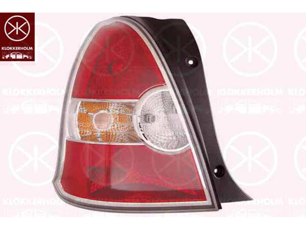 Tail Light Assembly, 3-drs, without bulb holder, Right