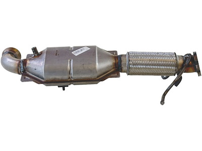 katalizátor, beszereléshez szükséges alkatrészekkel, Euro 4