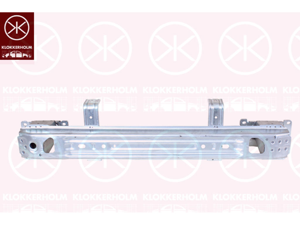 Support, bumper, Rear, Aluminium