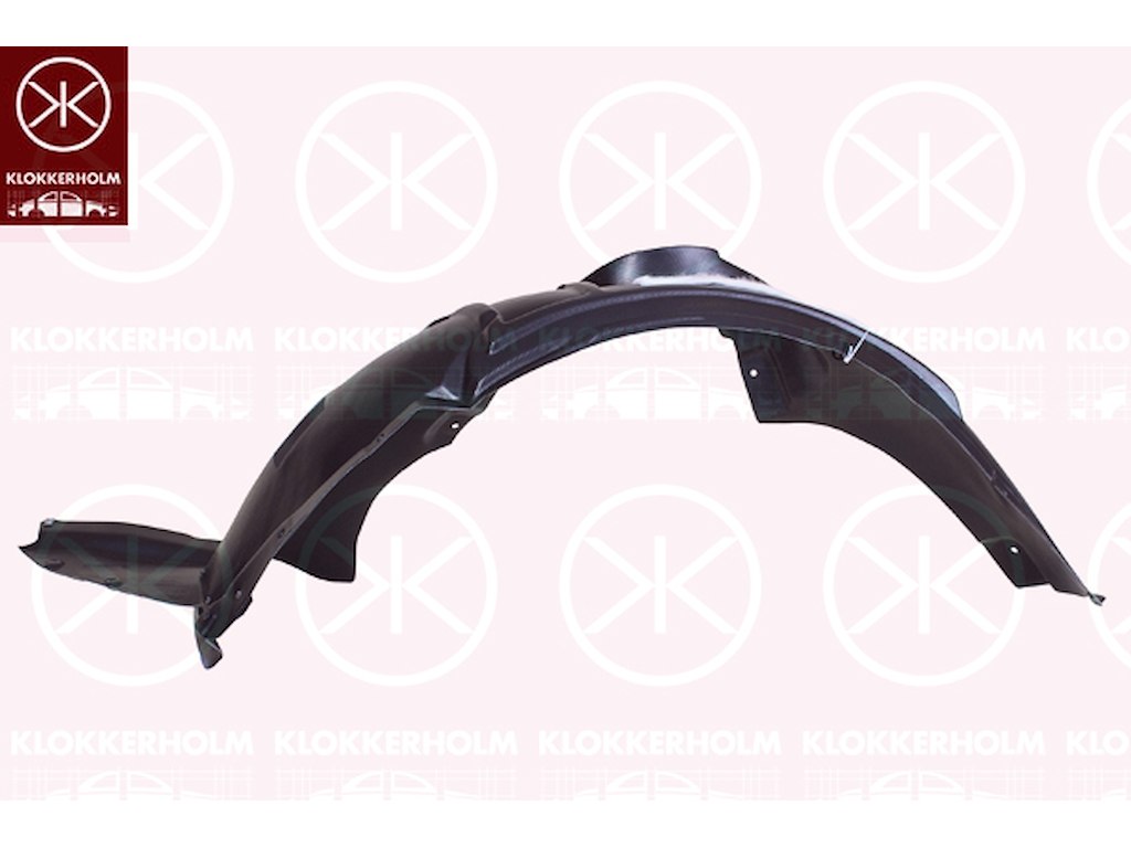 Beklädnad, hjulhus, plast, vänster fram