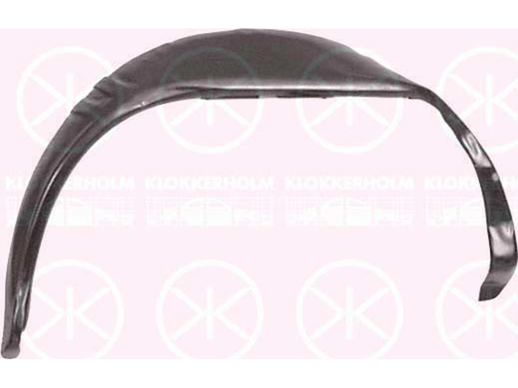 Wheelhouse, Inner-wing Panel, Repair Panel, Left Rear, Outer section