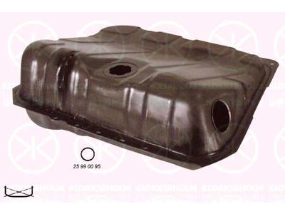 Fuel Tank, not inj., with gaskets/seals, 40L