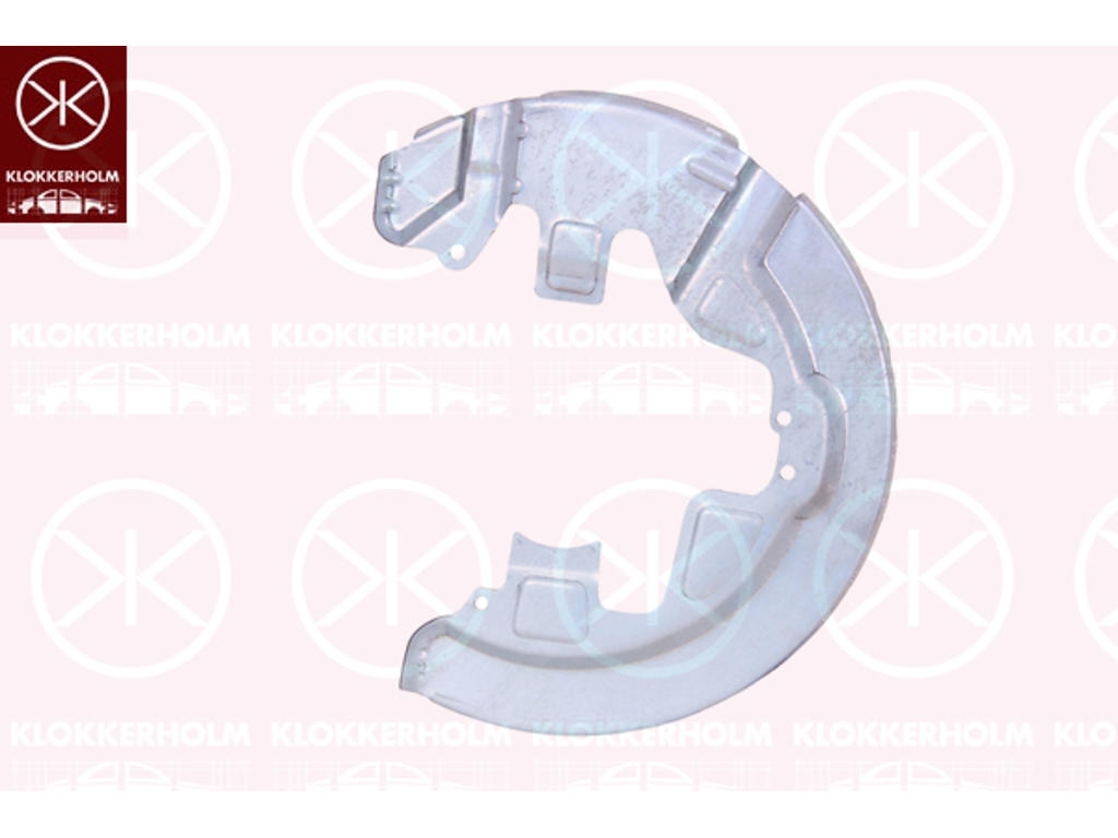 Splash Guard, brake disc, Front Axle Left