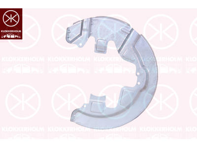 Splash Guard, brake disc, Front Axle Left