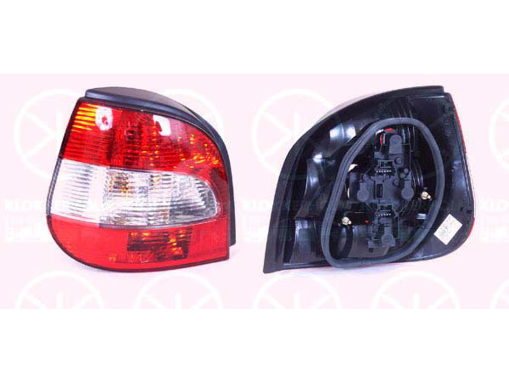 Tail Light Assembly, without bulb holder, Left