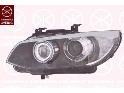 Huvudstrålkastare, Höger, Bi-Xenon, med stäämotor för lysviddsreglering, utan styrenhet för xenon, med adaptivt kurvljus AFS, D1S/H3, AL