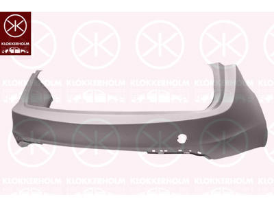 Bumper, w/primer, Rear, not for trim level: OPC