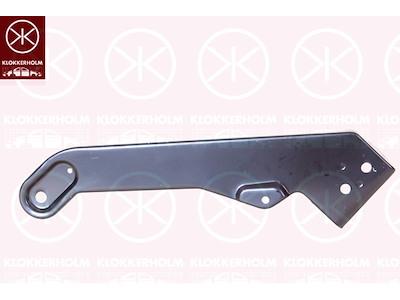 Spatbord, Links voor, Onderste deel