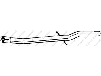 Repair Pipe, catalytic converter, See accessories list for additionally required parts:  