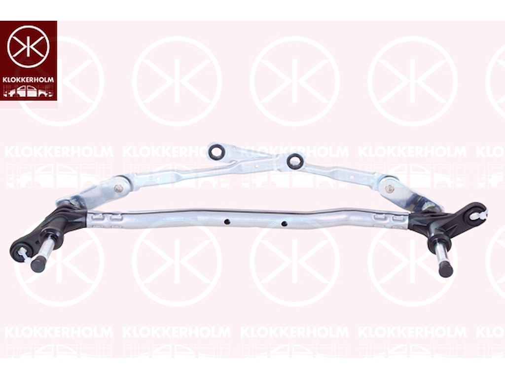 Naped wycieraczek, z przodu, Zestaw, dla pojazdu z kierownica z lewej strony, bez silnika elektrycznego