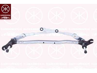 Wiper Linkage, Front, Set, for left-hand drive vehicles, without electric motor