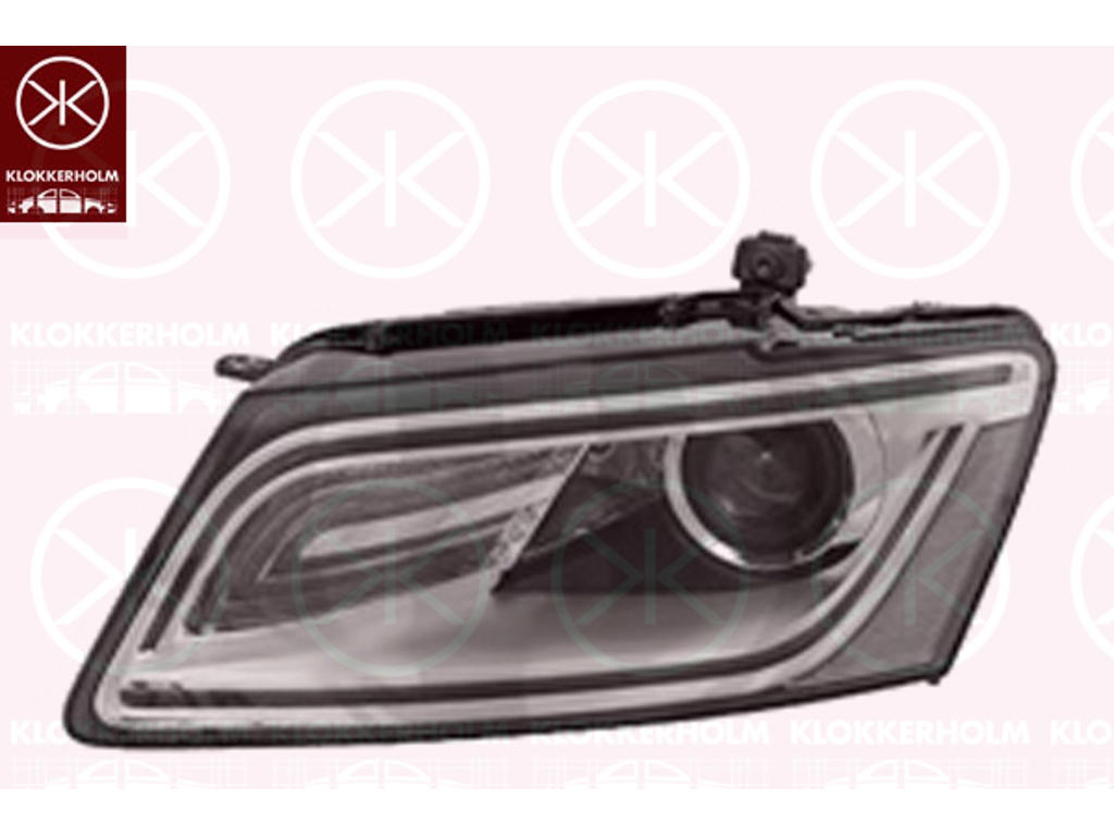 Headlight, Right, Bi-Xenon, with cornering light, with motor for headlamp levelling, without control unit for Xenon, Valeo